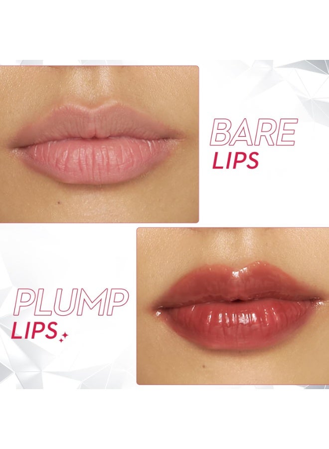 SUGAR Cosmetics Glide Peptide Plumping Gloss Stick with Collagen & Ceramides | Instantly Pumps | 2.7g - 06 Rose Rumbling - Image 4